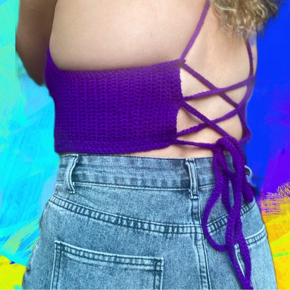 Hand-Crocheted Top - Picture 2 of 2